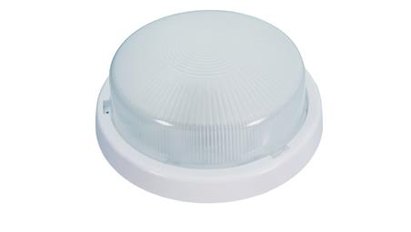 Oprawa STAR, E27, 100W, biała-polipropylen, klosz matowy-szkło, IP44 A2220-M-53520