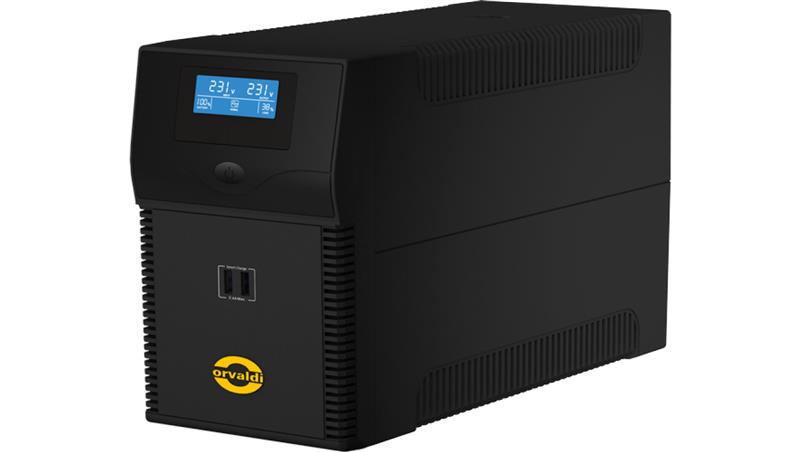 Zasilacz awaryjny Orvaldi i1000LCD USB 1000VA/600W line-interactive ID1K0CH-5065