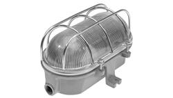 Oprawa LOFT OVAL-XXL, E27, 200W, szara-żeliwo, klosz przeźroczysty-szkło, IP54, siatka metalowa A1380-53655