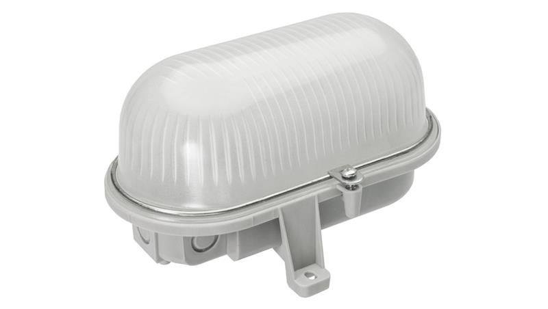 Oprawa kanałowa OVAL-7063T/OB, E27, 75W, biała-polipropylen, klosz matowy-poliwęglan, IP44, IK10 A1220-MP-53534