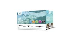 Girlanda świetlna 12mb zewnętrzna IP65 10 gniazd E27 / Forever Light-51506