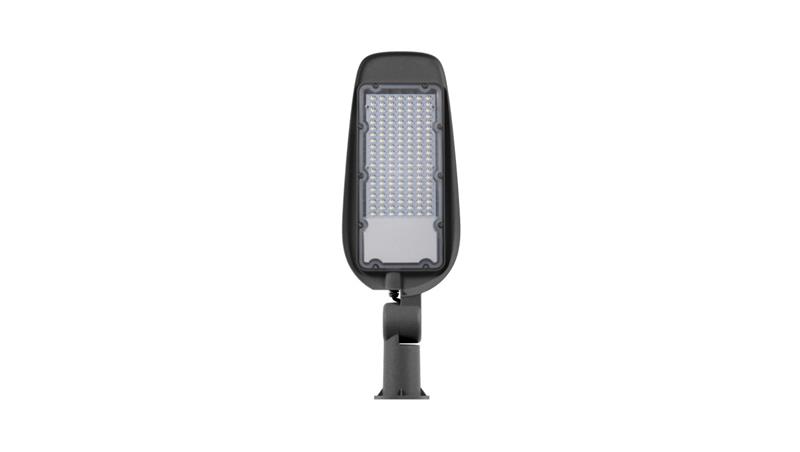 Lampa uliczna LED 100W 11000lm barwa zimna 90/130 stopni szara 6500K EC79907-49930