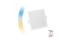 Oprawa downlight ALGINE 12W 1150lm 230V 120st IP20 IK06 162x162x35mm BIAŁY kwadrat CCT+DIM Wi-Fi SPECTRUM-56254