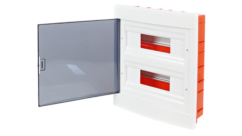Rozdzielnica skrzynka podtynkowa 2x 12 modułów-70057 Rozdzielnica skrzynka podtynkowa 2x 12 modułów-70057