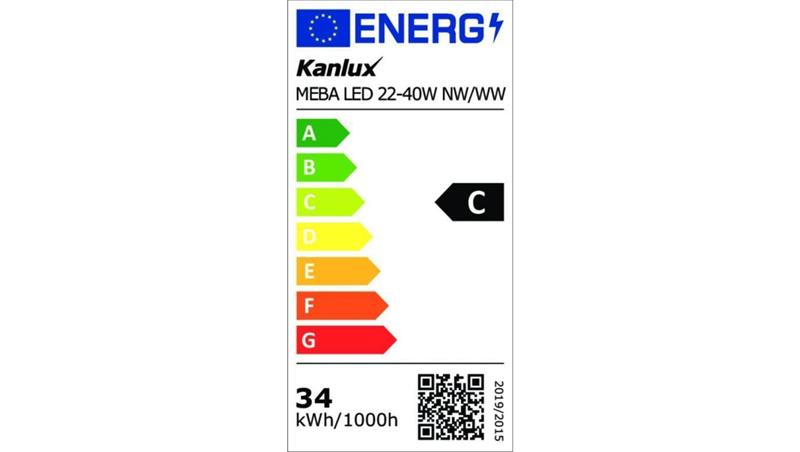 Oprawa liniowa LED MEBA LED 22-40W NW-WW 2500(WW) 2700(NW) / 4200(WW) 4400(NW) 3000/4000K IP20 120cm 5 lat Gwar.33891-53553
