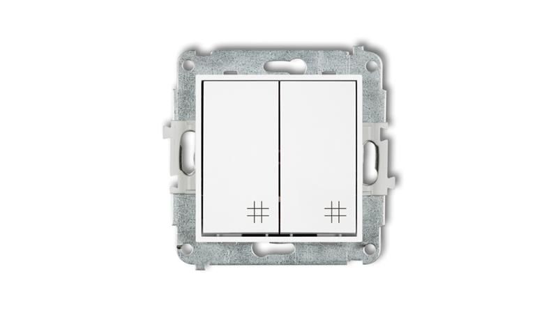 Mechanizm łącznika podwójnego krzyżowego biały MWP-66-40923