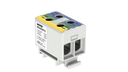Złączka OTL-PEN50 żółto-zielony, niebieski 2xAl/Cu 1,5-50mm2 1000V AC / 1500V Zacisk uniwersalny do instalacji TN-C-S MAA2050P10