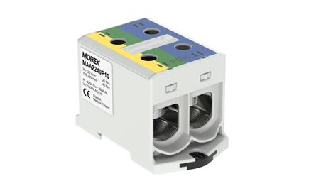 Złączka OTL-PEN240 żółto-zielony,niebieski 2xAl/Cu 35-240mm2 1000V AC / 1500V Zacisk uniwersalny do instalacji TN-C-S MAA2240P10