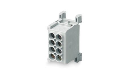 Blok rozdzielczy MAG25-2 kolor szary 4x25mm2 1000V/1500V AC/DC VDE MAG1250A32-64310