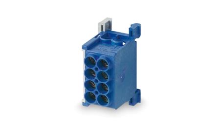 Blok rozdzielczy MAG25-2 kolor niebieski 4x25mm2 1000V/1500V AC/DC VDE MAG1250B32-64277