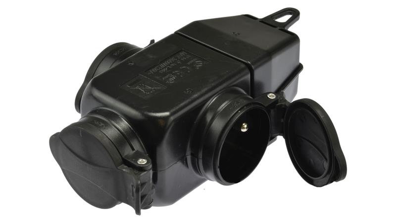 Rozgałęźnik 3x 2P+Z 16A IP44 na kabel-27507