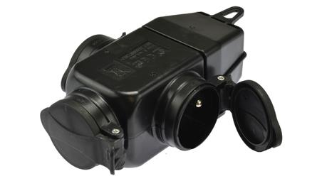 Rozgałęźnik 3x 2P+Z 16A IP44 na kabel-27507