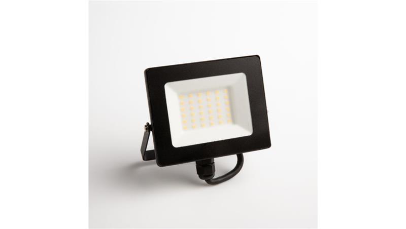 Naświetlacz led 30W 2700LM AC230V IP65 kąt świecenia 120 neutralna biała 4000K czarny EC79860-52583