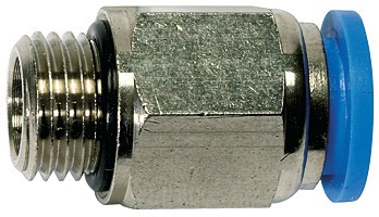 Złączka wtykowa prosta G1/4z do węża 12 Złączka wtykowa prosta G1/4z do węża 12