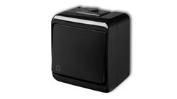 JUNIOR Łącznik zwierny dzwonek czarny 12WHE-4-29713