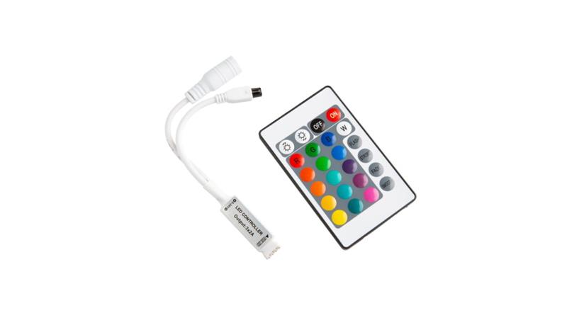 STEROWNIK LED RGB IR 24 PRZYCISKI 6A 72W EC79456-51309 STEROWNIK LED RGB IR 24 PRZYCISKI 6A 72W EC79456-51309