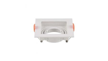 Oprawa punktowa Oczko GU10 IP20 Biała Kwadrat 6656-63137