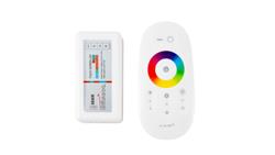 STEROWNIK LED RGB RF 6A 72W Z BIAŁYM PILOTEM DOTYKOWYM-51314