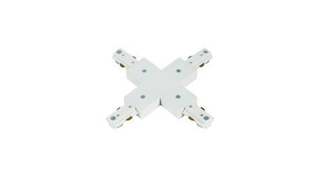 Konektor czwórnik LUXSYSTEM-1F white biały CreeLamp krzyżak-61265