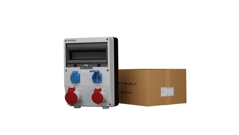 Rozdzielnica budowlana ECO 32A 16A 2x230V Schuko Doktorvolt 2602-66401