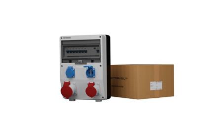 Rozdzielnica budowlana ECO-S/FI 32A 16A 2x230V Schuko Doktorvolt 2633-66370
