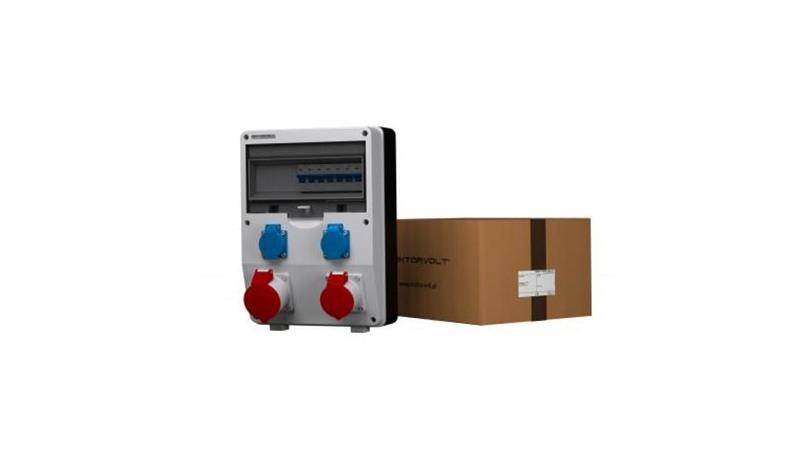 Rozdzielnica budowlana ECO-S 32A 16A 2x230V Schuko gniazda Bals Doktorvolt 2619-65981