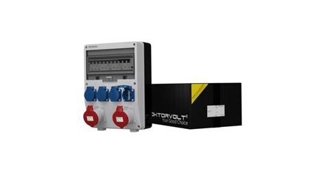 Rozdzielnica budowlana TD-S/FI 2x32A 4x230V Schuko Doktorvolt 2190-66390
