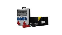 Rozdzielnica budowlana z kablem TD-S/FI 2x16A 4x230V SKH Schuko Doktorvolt 6800-66384