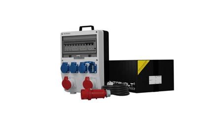 Rozdzielnica budowlana z kablem TD-S/FI 2x16A 4x230V SKH Schuko Doktorvolt 6800-66384