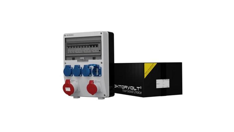 Rozdzielnica budowlana TD-S/FI 32A 16A 4x230V Schuko Doktorvolt 6442-65986 Rozdzielnica budowlana TD-S/FI 32A 16A 4x230V Schuko Doktorvolt 6442-65986