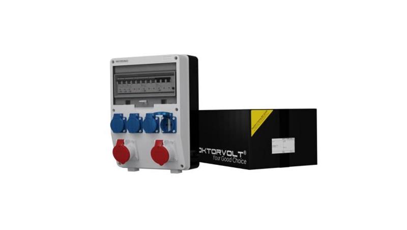 Rozdzielnica budowlana TD-S/FI 2x16A 4x230V Schuko Doktorvolt 6565-65904