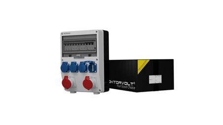 Rozdzielnica budowlana TD-S/FI 2x16A 4x230V Schuko Doktorvolt 6565-65904