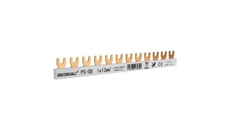 Szyna łączeniowa grzebieniowa PS/GB obustronnie izolowana 1-fazowa 12-modułowa 12mm2 DV 9399-26710