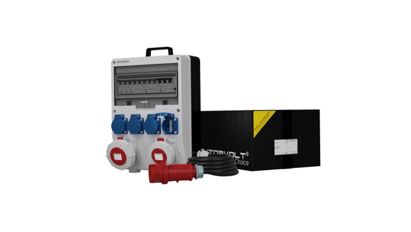 Rozdzielnica budowlana z kablem TD-SFI SKH 32A 16A IP67 4x230V Schuko Doktorvolt 9733-66374
