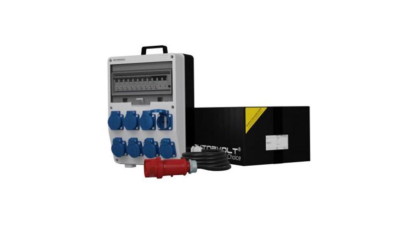 Rozdzielnica budowlana z kablem TD-S/FI SKH 8x230V Schuko Doktorvolt 9719-65996 Rozdzielnica budowlana z kablem TD-S/FI SKH 8x230V Schuko Doktorvolt 9719-65996