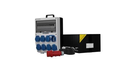 Rozdzielnica budowlana z kablem TD-S/FI SKH 8x230V Schuko Doktorvolt 9719-65996