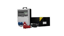 Rozdzielnica budowlana z licznikiem zużycia energii i kablem TD-S/FI SKH 32A 2x230V Schuko Doktorvolt 9870-65991