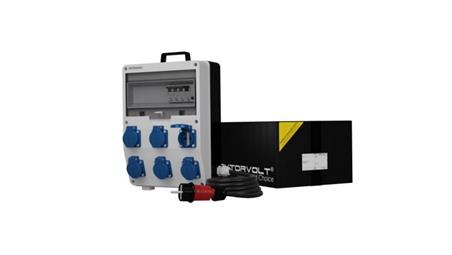 Rozdzielnica budowlana z kablem TD-S/FI SKH 6x230V Schuko Doktorvolt 0557-66446