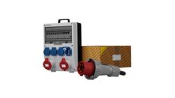 Rozdzielnica budowlana z kablem TD-S/FI SKH 2x32A 4x230V Schuko Doktorvolt 0021-66392