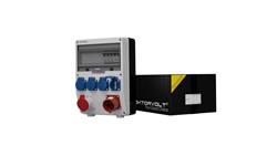 Rozdzielnica budowlana z wtyczką odbiornikową 32A TD-S 32A 16A 4x230V Schuko Doktorvolt 0267-66444