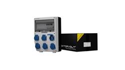 Rozdzielnica budowlana TD-S/FI 6x230V Schuko gniazda Mennekes Doktorvolt 0601-66416