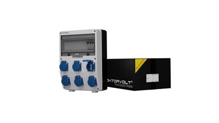 Rozdzielnica budowlana TD-S 6x230V Schuko gniazda Mennekes Doktorvolt 0588-66410