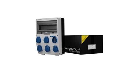 Rozdzielnica budowlana TD 6x230V Schuko gniazda Mennekes Doktorvolt 0564-65905