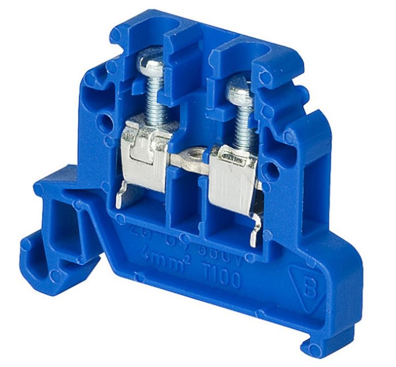 Złączka 1-torowa ZUG 4 NIEBIESKI