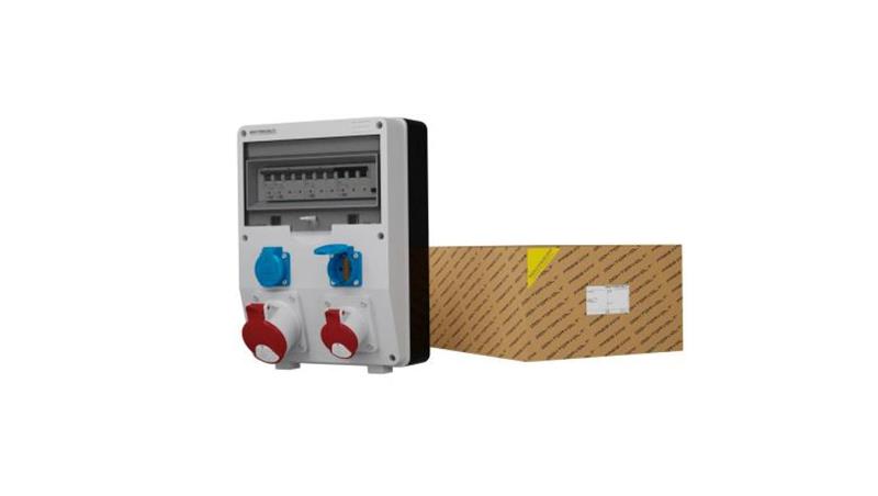 Rozdzielnica budowlana DV-S/FI 32A 16A 2x230V IP54 Schuko Doktorvolt 1776-66442 Rozdzielnica budowlana DV-S/FI 32A 16A 2x230V IP54 Schuko Doktorvolt 1776-66442