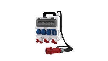Rozdzielnica budowlana z kablem TR-S SKH 32A 2x16A 4x230V Schuko 4753-65993