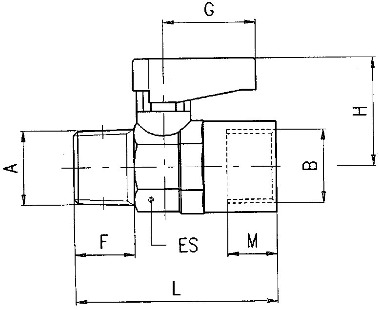 Zawór kulowy G1/4z-G1/4w