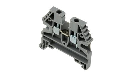 Złączka szynowa 2-przewodowa 4mm2 szara ER4GREY-64965