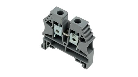 Złączka szynowa 2-przewodowa 6mm2 szara ER6GREY-64923