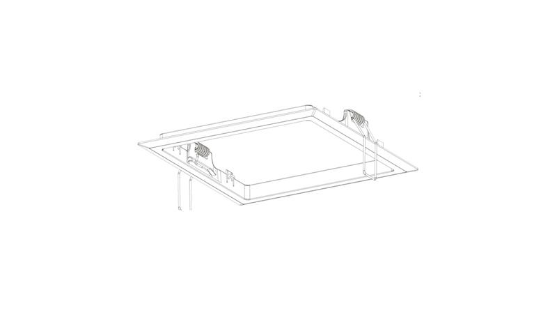 Intelight Ramka do montażu podtynkowego STARLED QUAD biała 93001-57303
